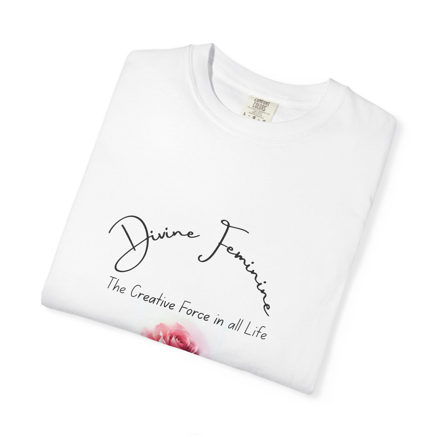 Divine Feminine White Tee for Women