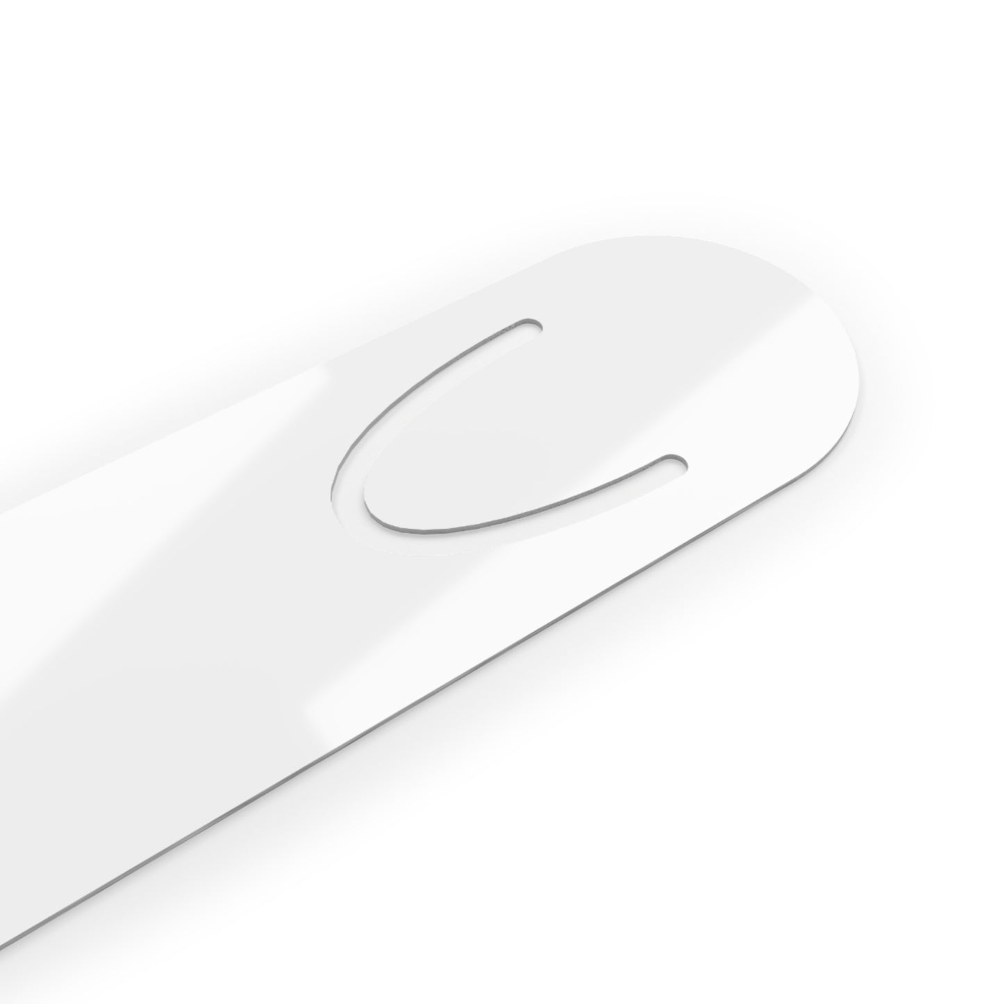 Elegant Lotus White Bookmark