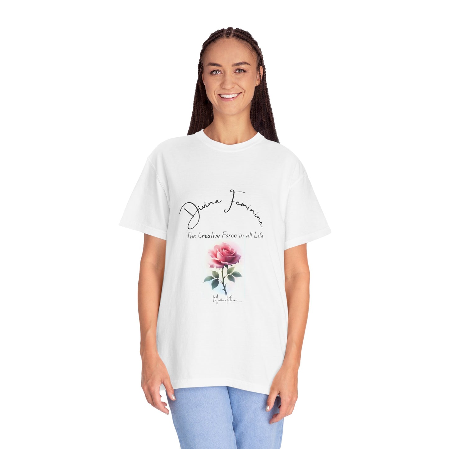 Divine Feminine White Tee for Women