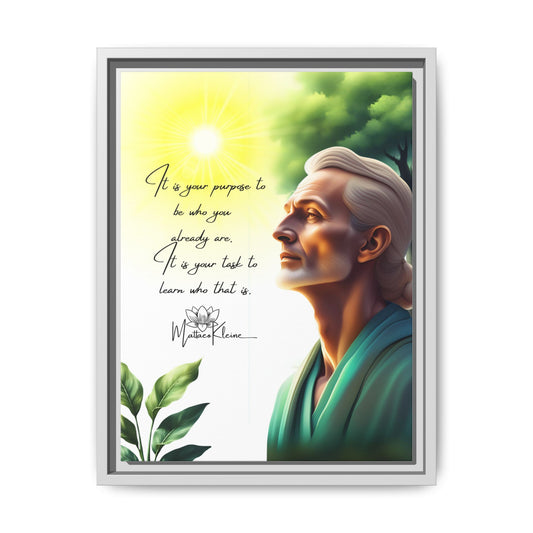 Purpose 12 x 16 Art Framed Matte Canvas
