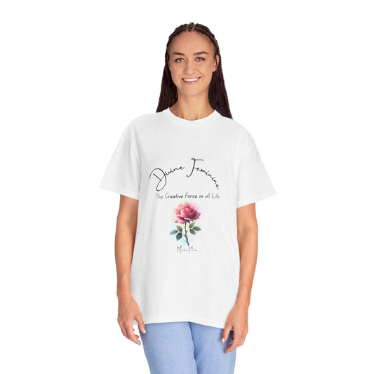 Divine Feminine White Tee for Women