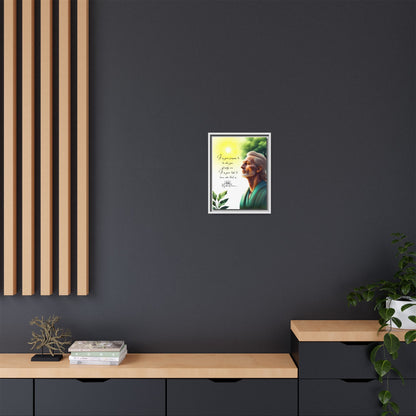 Purpose 12 x 16 Art Framed Matte Canvas