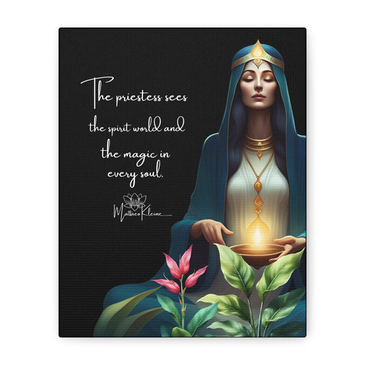 Priestess 8x10 Vertical Matte Canvas