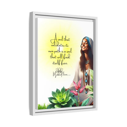 Self Validation 12 x 16 Art Framed Matte Canvas